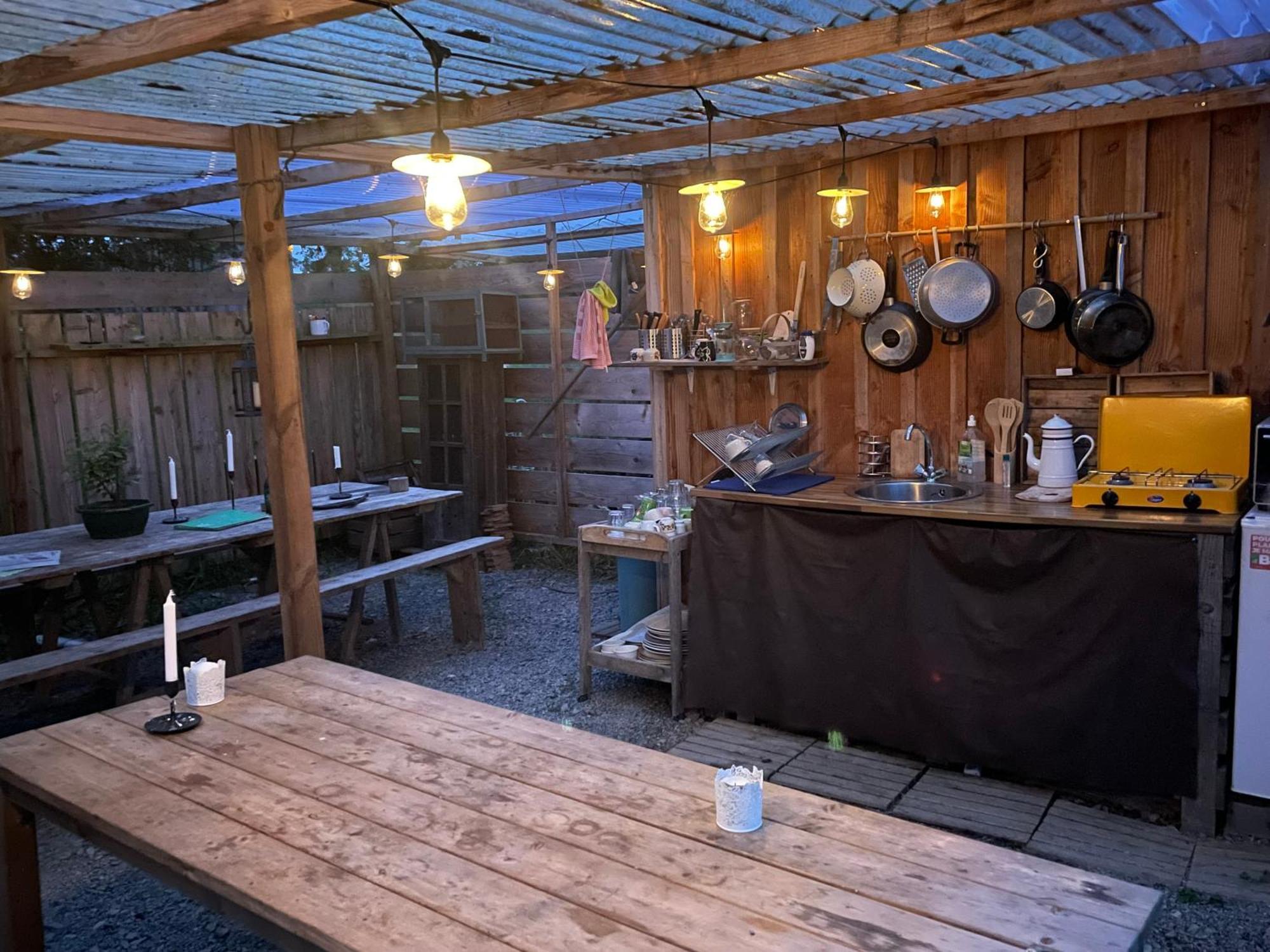 Terra-Tipike, Tipi A La Ferme Entre Terre Et Mer Trebry ภายนอก รูปภาพ